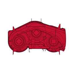 50" Deck Shell (Red)