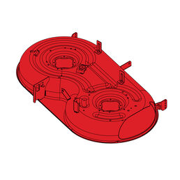 42" Deck Shell (Liberty Red)