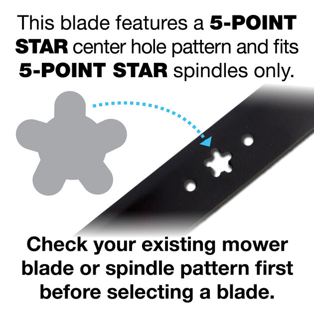 2-in-1 Blade for 42-inch Timing Cutting Decks