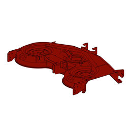 50" Deck Shell (Red Metallic)
