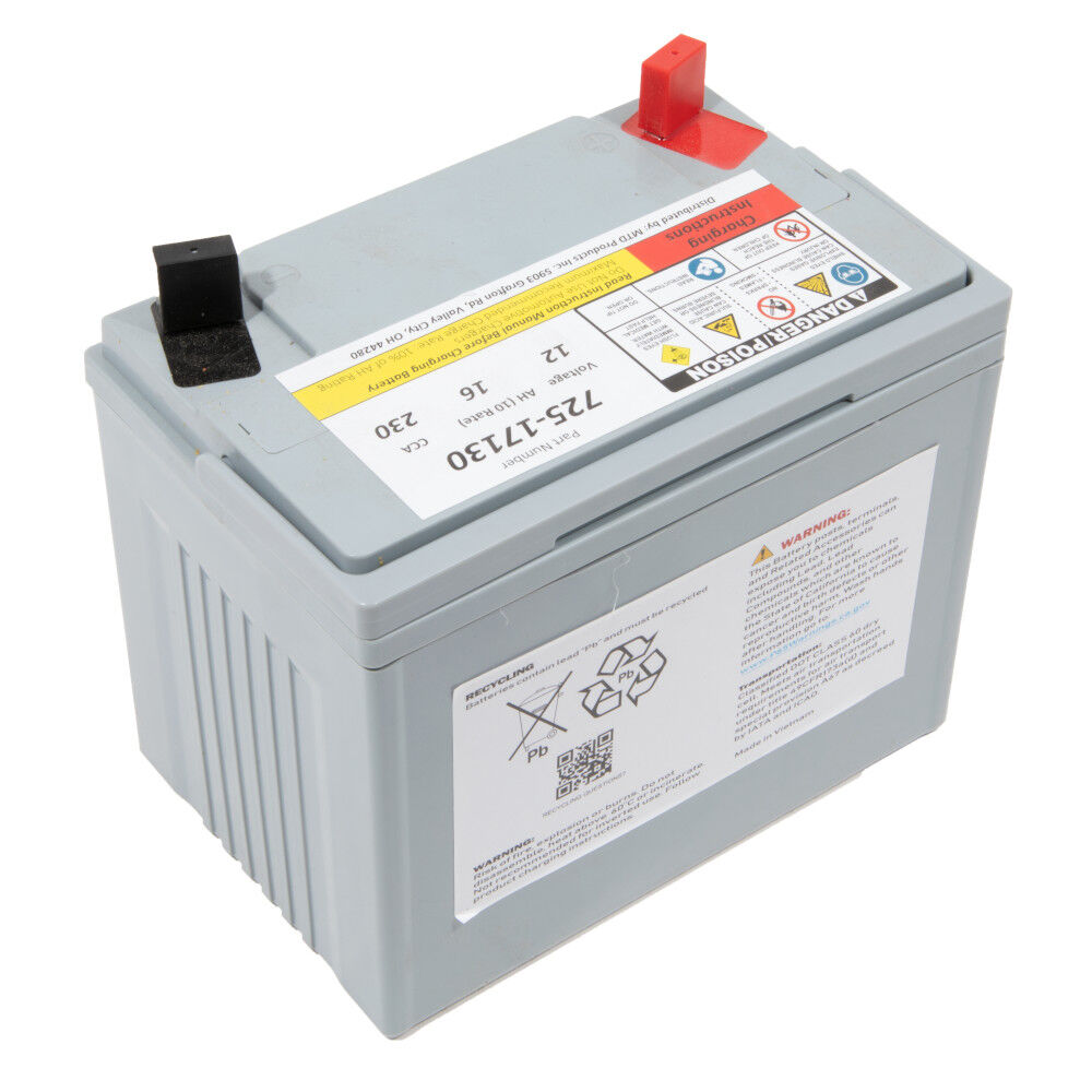Mtd ride on mower battery clearance