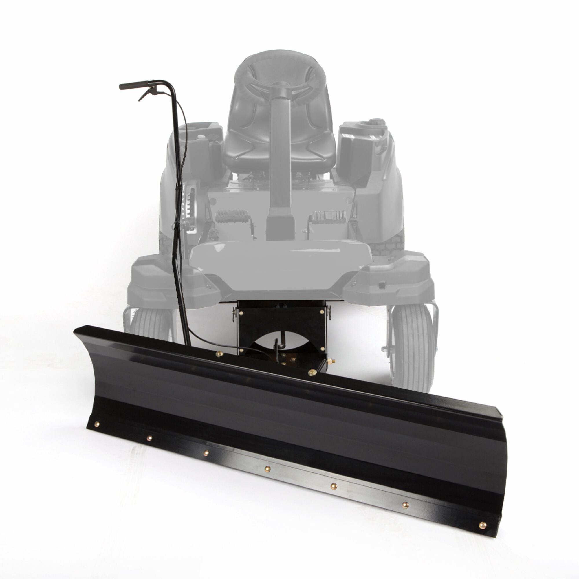 Yard machine plow attachment clearance