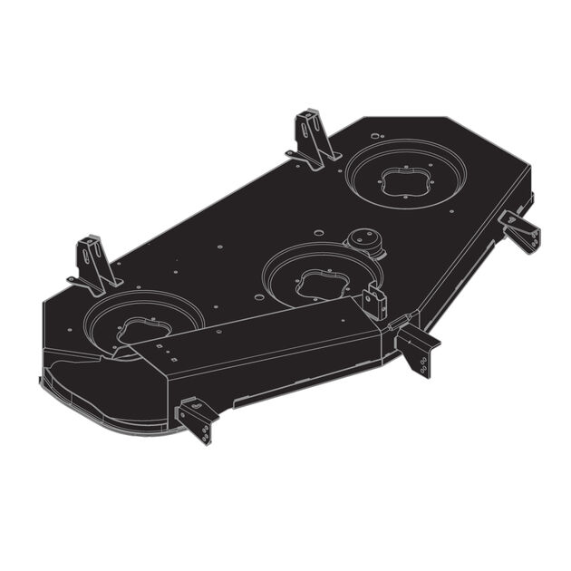 54&quot; Fab Deck Shell &#40;Powder Black&#41;