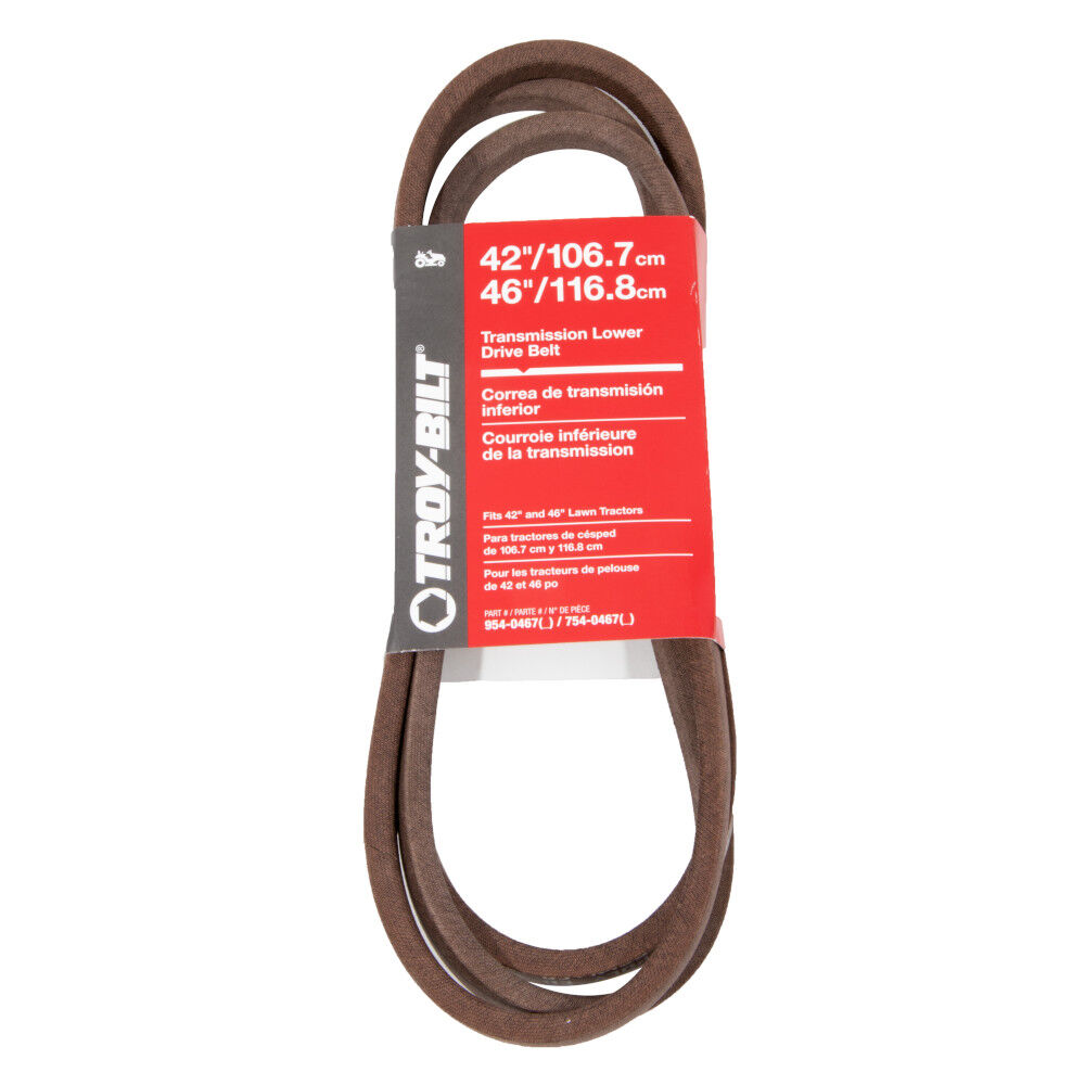 Riding Mower Lower Transmission Belt for 42 inch and 46 inch Cutting Decks Original Equipment Genuine Part OEM