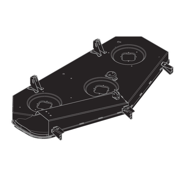 60&quot; Fab Deck Shell &#40;Powder Black&#41;