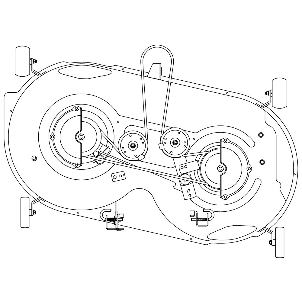Riding Mower 46 inch Deck Belt 954 04219 MTD Parts Canada