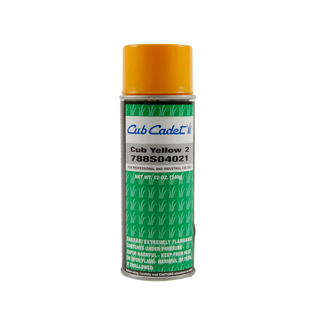 Paint (Cub Cadet Yellow 2) 12 OZ 788S04021 MTD Parts Canada
