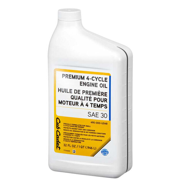 Cub Cadet 32oz 4Cycle Engines SAE 30 Conventional Engine Oil 490