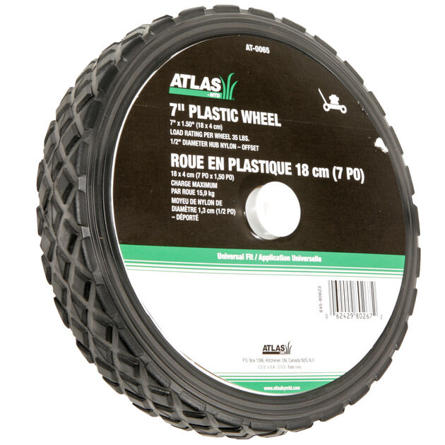 Universal Wheel - 7 x 1.5&quot; - nylon hub - offset