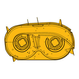 42" Deck Shell (Yellow)