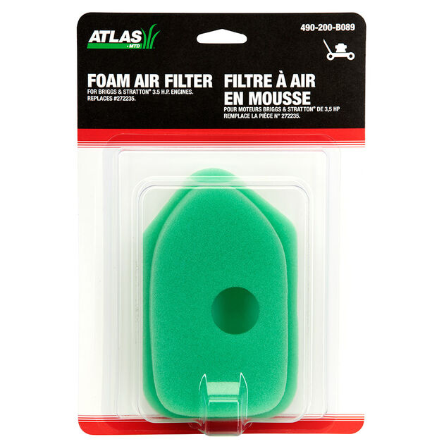 Air Filter Foam for Briggs &amp; Stratton 3.5 HP