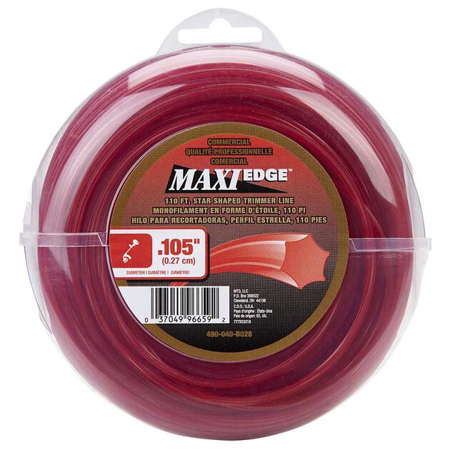 Commercial Maxi-Edge 110&#39; .105 in. Universal Trimmer Line