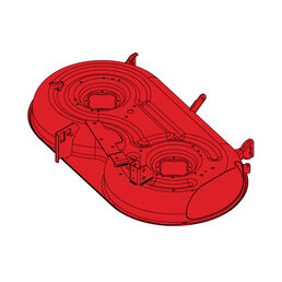 42" Deck Shell (MTD Red)