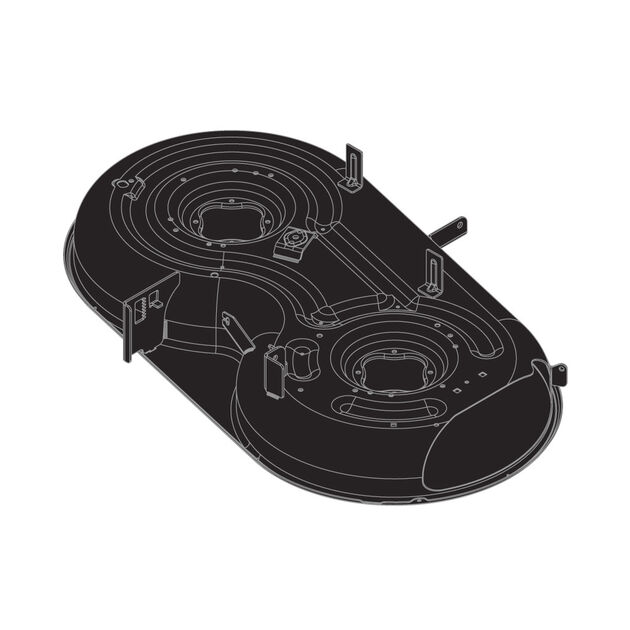 42&quot; Deck Shell &#40;Powder Black&#41;
