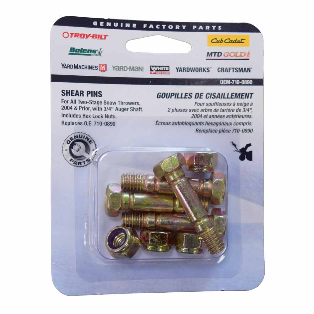 Shear Bolt Kit, 5/16-18 x 1.5