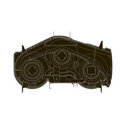 50" Deck Shell (Black Jack)