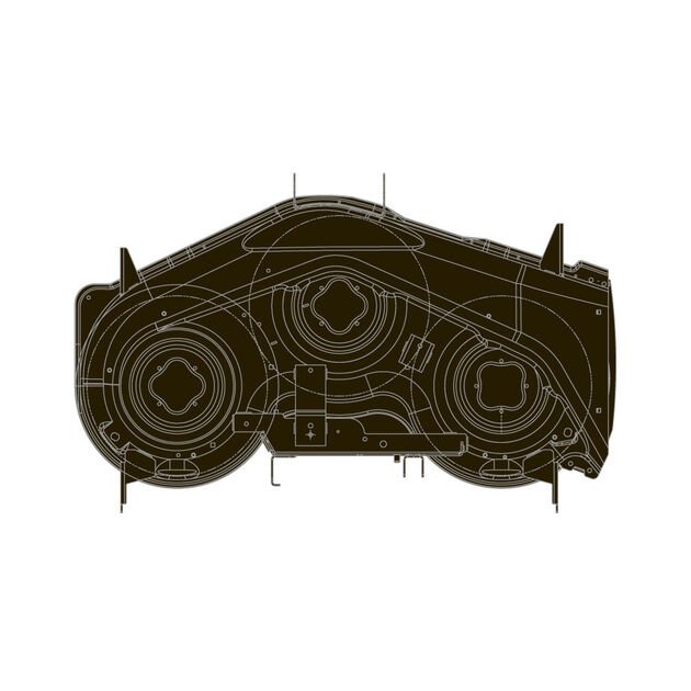 50&quot; Deck Shell &#40;Black Jack&#41;