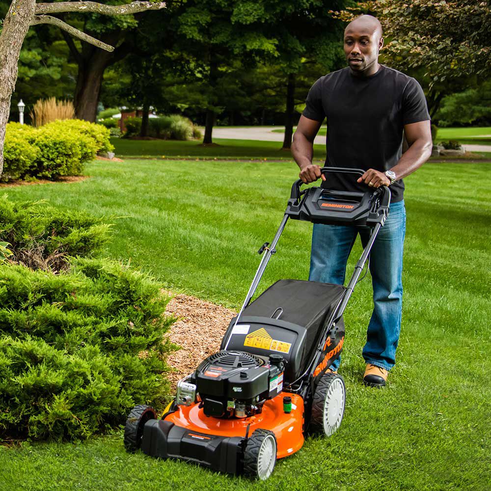 Remington battery mower top