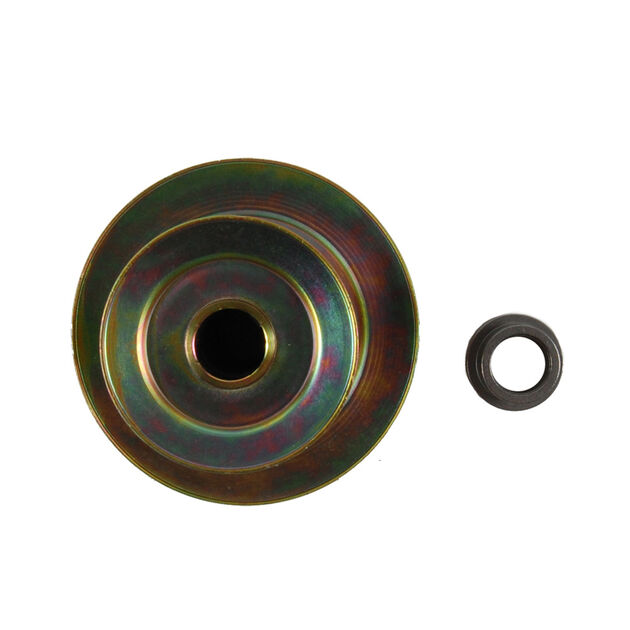 Engine Double Pulley - 3.56&quot; x 6.12&quot; Dia.