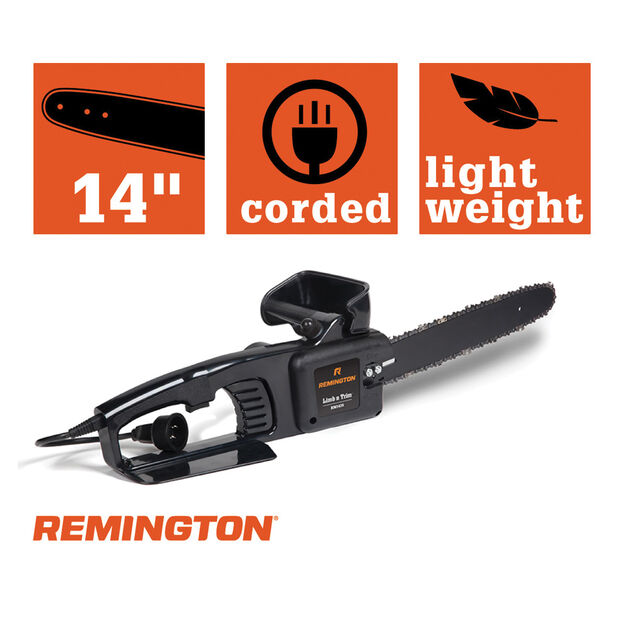 Remington RM1425 14&quot; Limb N Trim&reg; Electric Chainsaw