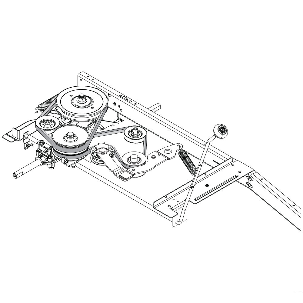 Riding Mower Lower Transmission Belt Original Equipment Genuine Part OEM