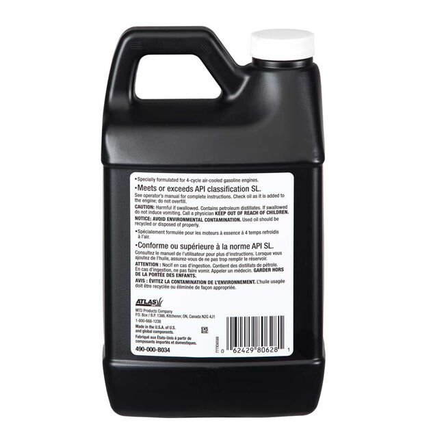 Atlas Premium Sae 30 Lawn Mower And Tractor Engine Oil