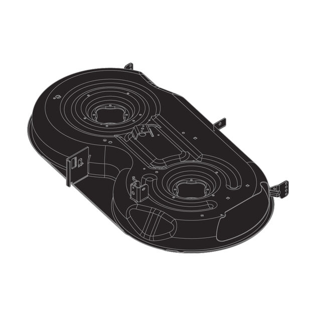SHELL-46&quot; 2W DECK POWDER BLK N