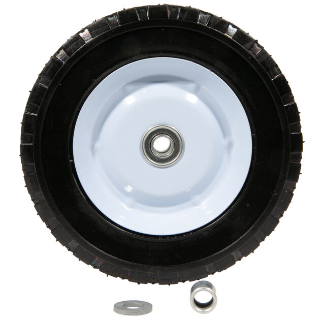 60 lbs. Load Rating. 1-3/8&quot; Hub Length. 1/2&quot; Ball Bearing. Offset Hub. Diamond Tread.