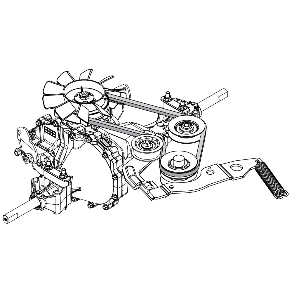 Hydrostatic mower transmission repair 2025
