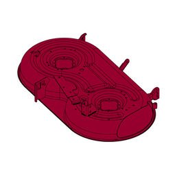 42" Deck Shell (Craftsman Red)
