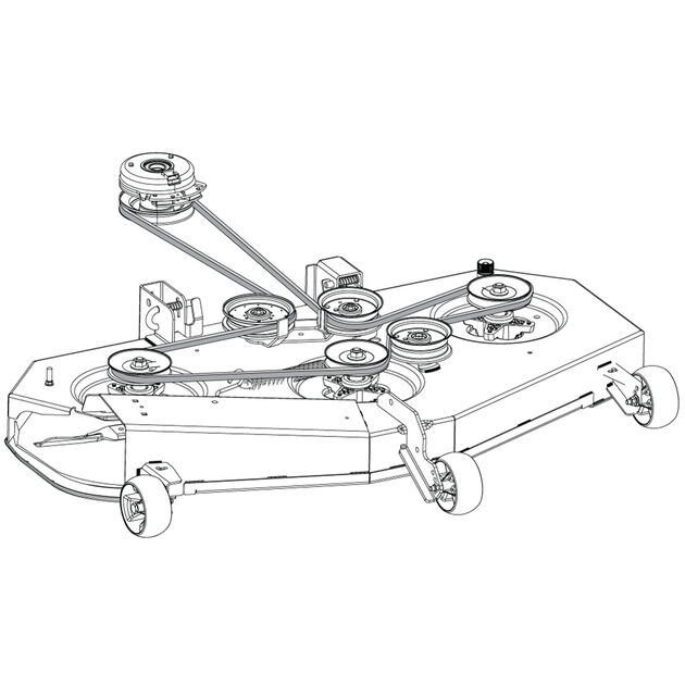 Deck Drive Belt for 50-inch Cutting Decks