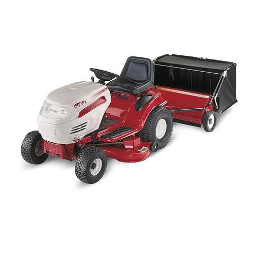 White on sale riding mower
