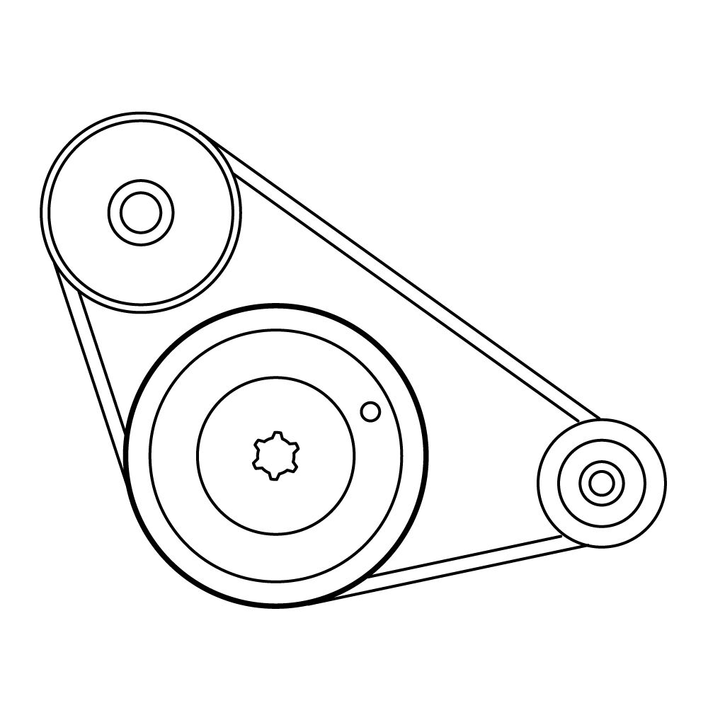 Riding Mower Upper Transmission Belt Original Equipment Genuine Part OEM