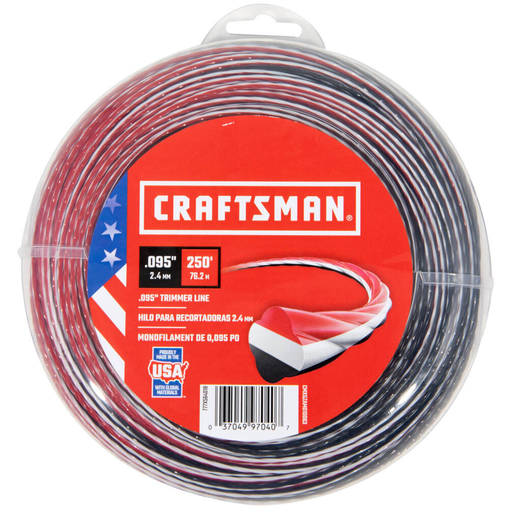 Twisted shop trimmer line