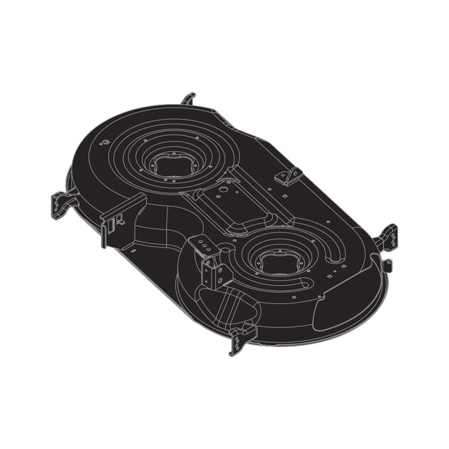 46&quot; Deck Shell &#40;Powder Black&#41;