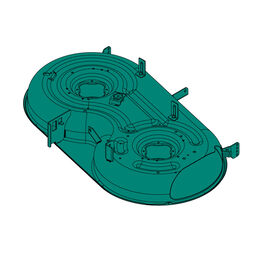 42" Deck Shell (Teal)