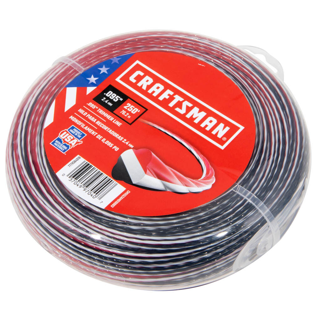 Twisted online trimmer line