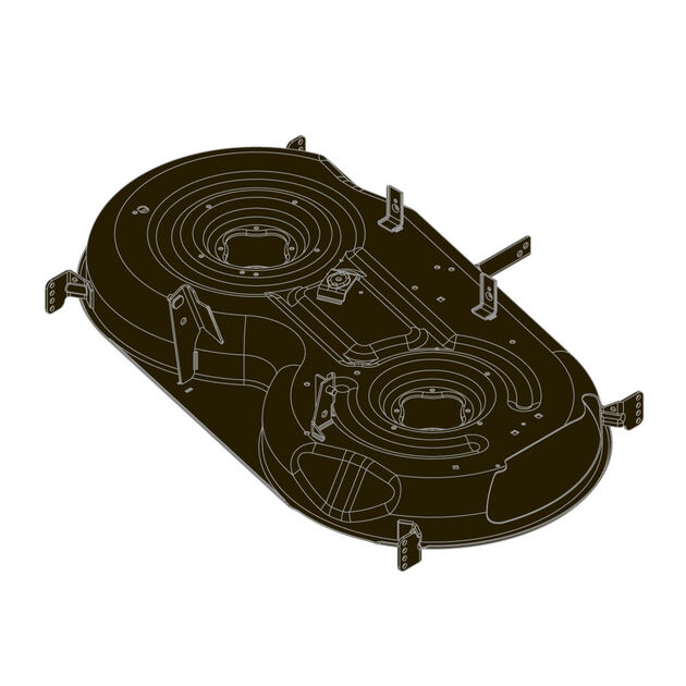 46&quot; Deck Shell &#40;Black Jack&#41;