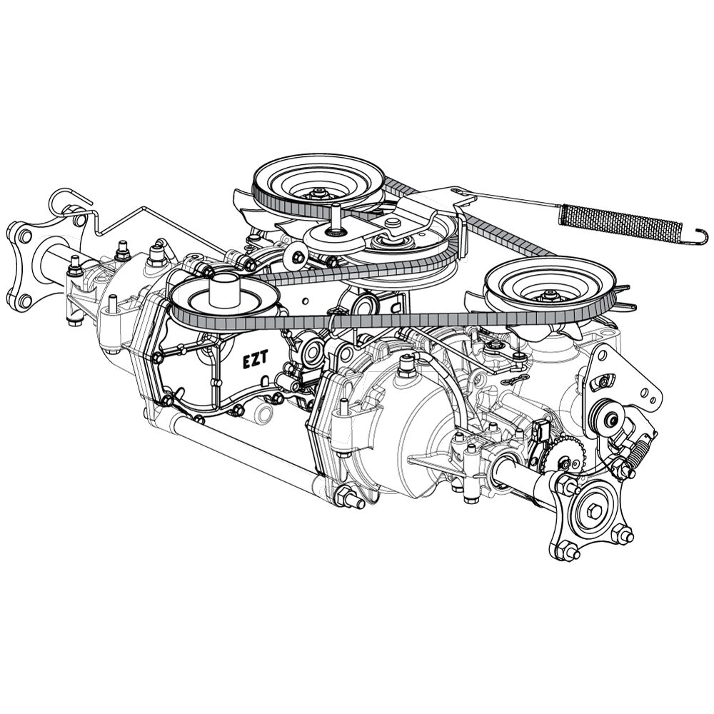 RZT Hydrostatic Transmission Belt CMXGZAM501089 MTD Parts Canada