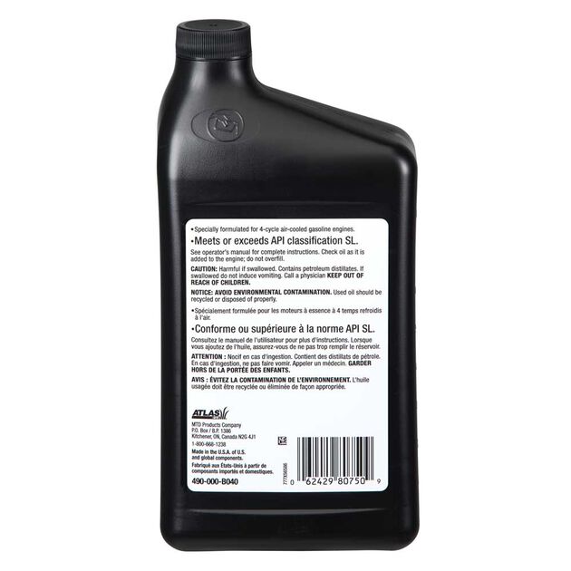 Huile de premi&egrave;re qualit&eacute; 5W-30 ATLAS